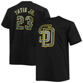 Fernando Tatis Jr. San Diego Padres Fanatics Big & Tall Wordmark Name & Number T-Shirt - Black - Fanatics Sale