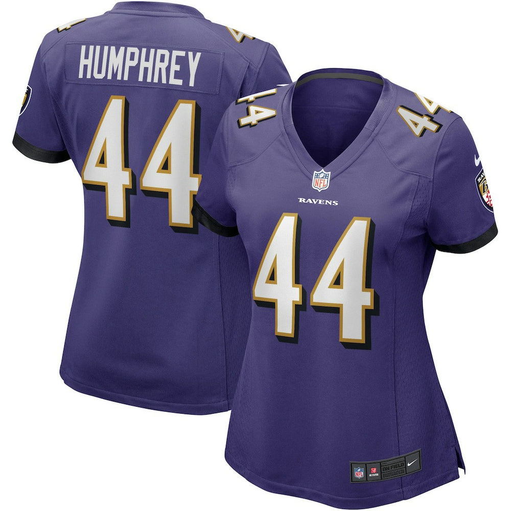 Nike Marlon Humphrey Baltimore Ravens Women's Game Player Jersey Purple