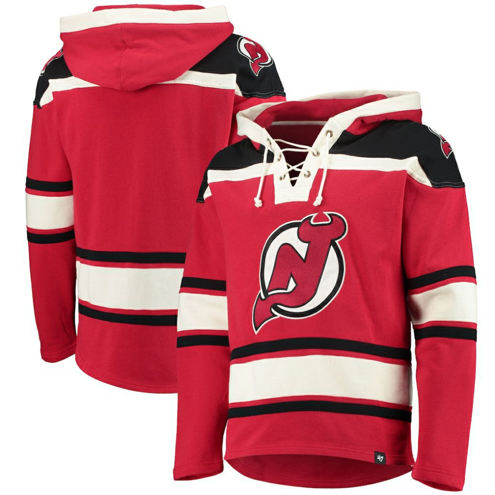 New Jersey Devils '47 Superior Lacer Hoodie - Red - NHL 4171419