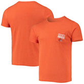 Fanatics Cleveland Browns Field Goal Pocket Tri-Blend T-Shirt Heathered Orange