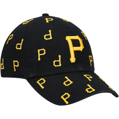 Pittsburgh Pirates '47 Women's Confetti Clean Up Adjustable Hat - Black - 47 brand Sale
