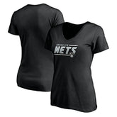 Brooklyn Nets Women's Mascot In Bounds V-Neck T-Shirt Black | Fanatics Near Me