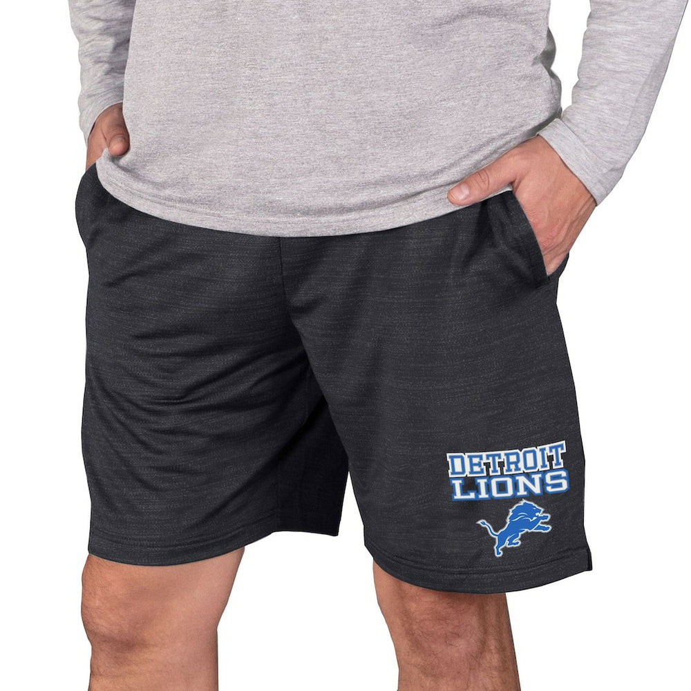 Detroit Lions Concepts Sport Bullseye Knit Jam Shorts Charcoal