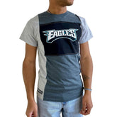 Philadelphia Eagles Refried Apparel Sustainable Split T-Shirt Heather Charcoal