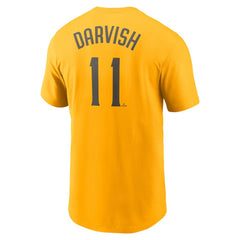 Yu Darvish San Diego Padres Nike Name & Number T-Shirt - Gold - Nike Sale