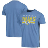 47 brand Los Angeles Rams '47 Stripe Thru Franklin T-Shirt Heathered Royal