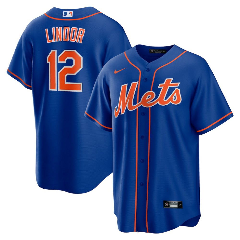 Francisco Lindor New York Mets Nike Alternate Replica Player Jersey - Royal - Nike Lifestyle