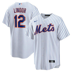 Francisco Lindor New York Mets Nike Home Replica Player Jersey - White - Nike Online