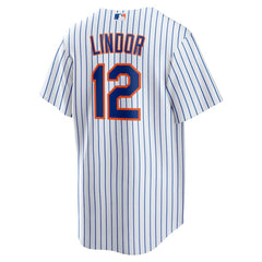 Francisco Lindor New York Mets Nike Home Replica Player Jersey - White - Nike Online