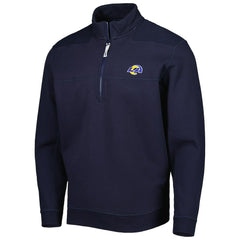 Los Angeles Rams Vineyard Vines Shep Shirt Quarter-Zip Sweatshirt Navy