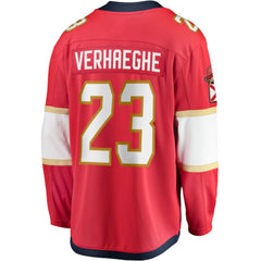 Carter Verhaeghe Florida Panthers Fanatics Home Breakaway Jersey - Red - NHL 4185798