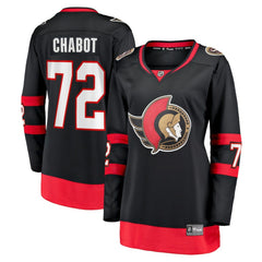 Thomas Chabot Ottawa Senators Fanatics Women's Home Breakaway Jersey - Black - NHL 4186622