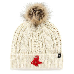 Boston Red Sox '47 Women's Meeko Knit Hat - White - 47 brand Online