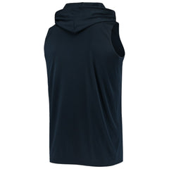 Milwaukee Brewers Stitches Sleeveless Pullover Hoodie - Navy - MLB on Sale