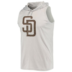 San Diego Padres Stitches Sleeveless Pullover Hoodie - Gray - MLB Discount