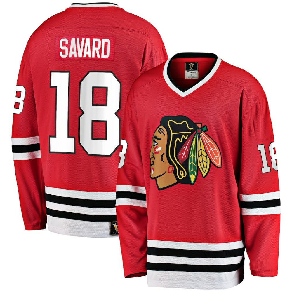 Denis Savard Chicago Blackhawks Fanatics Premier Breakaway Retired Player Jersey - Red - NHL 4193399