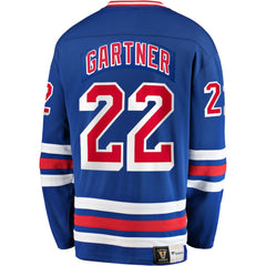 Mike Gartner New York Rangers Fanatics Premier Breakaway Retired Player Jersey - Blue - NHL 4193513