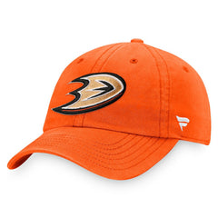 Anaheim Ducks Fanatics Core Primary Logo Adjustable Hat - Orange - NHL 4197599