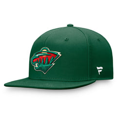 Minnesota Wild Fanatics Primary Logo Snapback Hat - Green - NHL 4197926