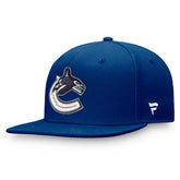 Vancouver Canucks Fanatics Primary Logo Snapback Hat - Blue - NHL 4198012