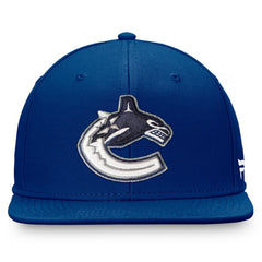 Vancouver Canucks Fanatics Primary Logo Snapback Hat - Blue - NHL 4198012