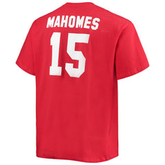 Fanatics Patrick Mahomes Kansas City Chiefs Big & Tall Player Name & Number T-Shirt Red