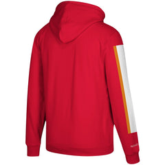 Mitchell & Ness Tampa Bay Buccaneers Three Stripe Pullover Hoodie Red