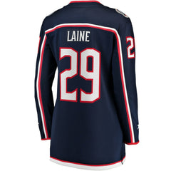 Patrik Laine Columbus Blue Jackets Fanatics Women's Home Breakaway Jersey - Navy - NHL 4203007