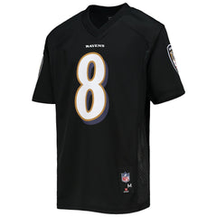 Lamar Jackson Baltimore Ravens Youth Replica Player Jersey Black
