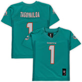Tua Tagovailoa Miami Dolphins Preschool Replica Player Jersey Aqua