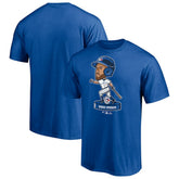 George Springer Toronto Blue Jays Bobblehead T-Shirt - Royal - MLB on Sale