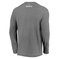 Dallas Mavericks 2021 Noches Éne-Bé-A Authentic Shooting Long Sleeve T-Shirt for sale Heather Charcoal | Fanatics discount