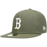 Boston Red Sox New Era White Logo 59FIFTY Fitted Hat - Olive - New Era Sale