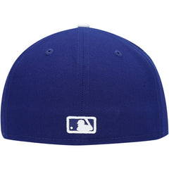 Los Angeles Dodgers New Era White Logo 59FIFTY Fitted Hat - Royal - New Era Online
