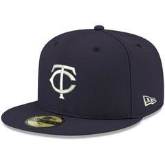Minnesota Twins New Era White Logo 59FIFTY Fitted Hat - Navy - New Era Sale