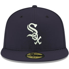 Chicago White Sox New Era White Logo 59FIFTY Fitted Hat - Navy - New Era Sale