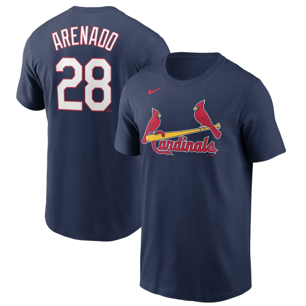 Nolan Arenado St. Louis Cardinals Nike Name & Number T-Shirt - Navy - Nike Discount
