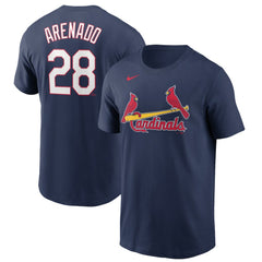 Nolan Arenado St. Louis Cardinals Nike Name & Number T-Shirt - Navy - Nike Discount