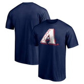 Arizona Diamondbacks Red White and Team T-Shirt - Navy - MLB Lifestyle