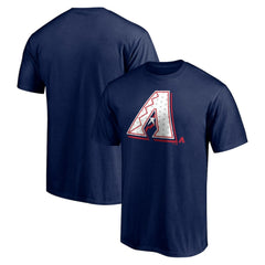 Arizona Diamondbacks Red White and Team T-Shirt - Navy - MLB Lifestyle