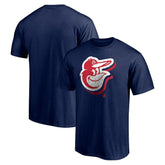 Baltimore Orioles Red White and Team T-Shirt - Navy - MLB Discount