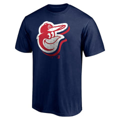 Baltimore Orioles Red White and Team T-Shirt - Navy - MLB Discount