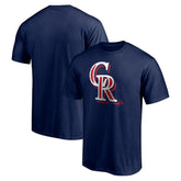 Colorado Rockies Red White and Team T-Shirt - Navy - MLB Discount