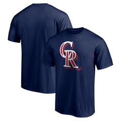 Colorado Rockies Red White and Team T-Shirt - Navy - MLB Discount