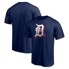 Detroit Tigers Red White and Team T-Shirt - Navy - MLB Discount