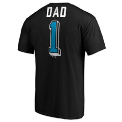 Miami Marlins Number One Dad T-Shirt - Black - MLB Sale