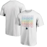 Miami Marlins City Pride T-Shirt - White - MLB Discount