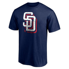 San Diego Padres Red White and Team T-Shirt - Navy - MLB on Sale
