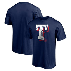 Texas Rangers Red White and Team T-Shirt - Navy - MLB Discount