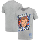 Mark Price Cleveland Cavaliers Youth Hardwood Classics King of the Court Player T-Shirt for sale Gray | Mitchell & Ness discount